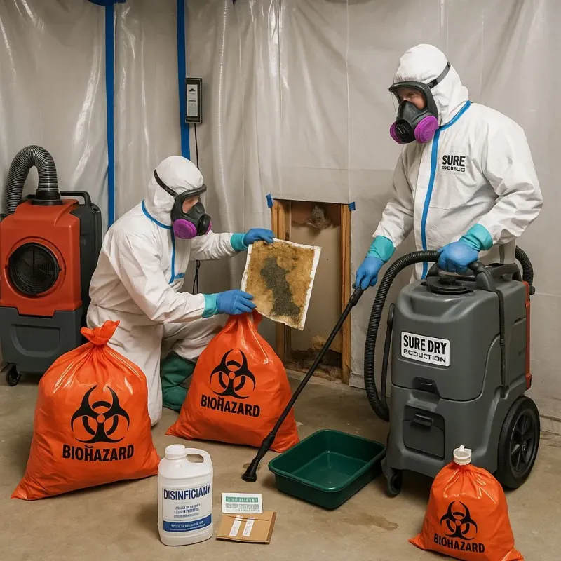 Contaminated Water Handling Protocols process in Harrisburg, NC